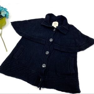 Anthropologie TWG wool/angora/cashmere cardigan S